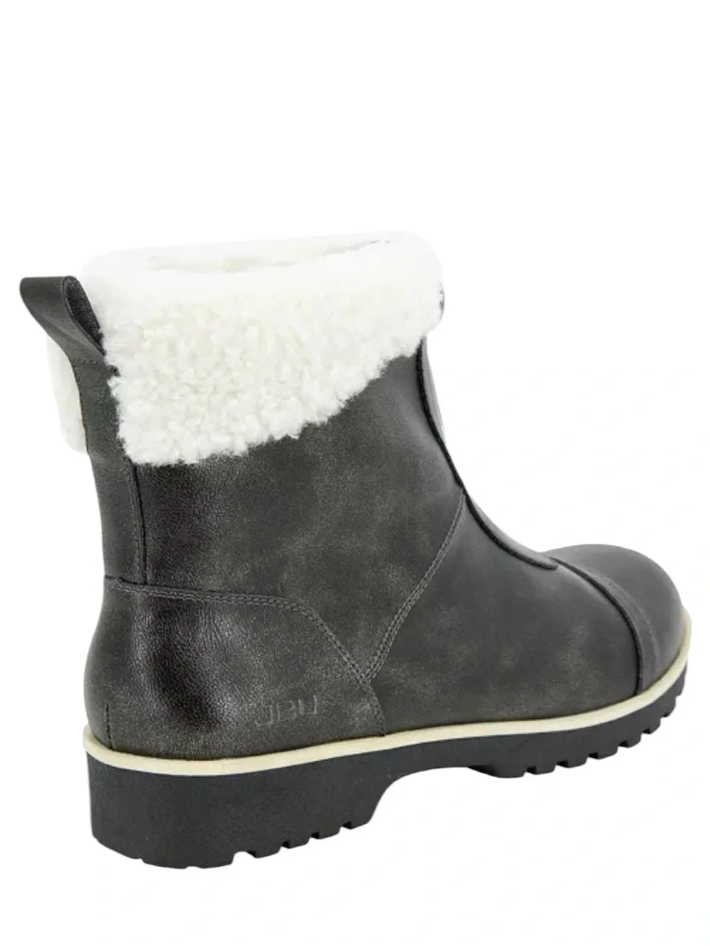 New in Box JBU‎ Water Resistant Zip Front Cozy Winter Ankle Booties Memory Foam